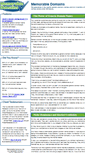 Mobile Screenshot of memorabledomains.co.uk